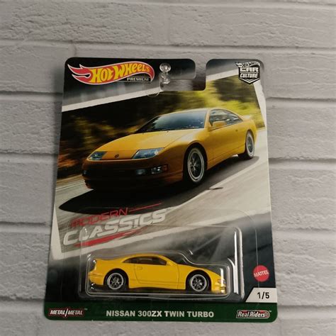 Jual Hot Wheels Premium NISSAN 300 ZX TWIN TURBO KUNING MODERN CLASSICS Shopee Indonesia