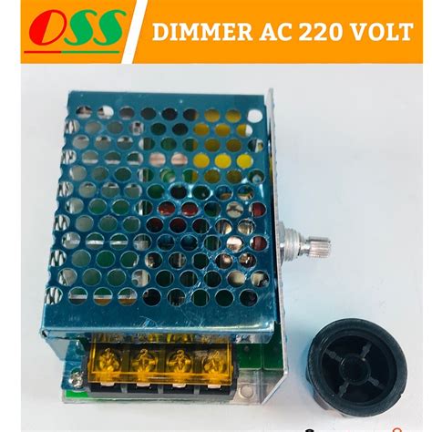 Jual Dimmer Ac Volt Watt V W Casing Aluminium