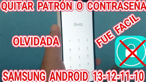 Desbloquear Patrón O Contraseña Olvidada Samsung a21s android 12