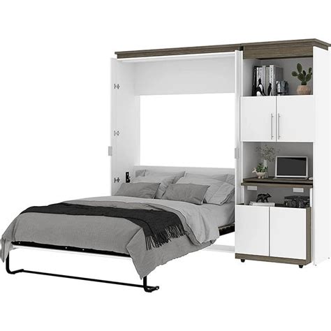 Bestar Orion Full Murphy Bed - Cabinet Murphy Beds