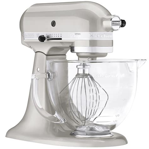 Kitchenaid Ksm Gbsr Sugar Pearl Silver Premium Metallic Series Qt