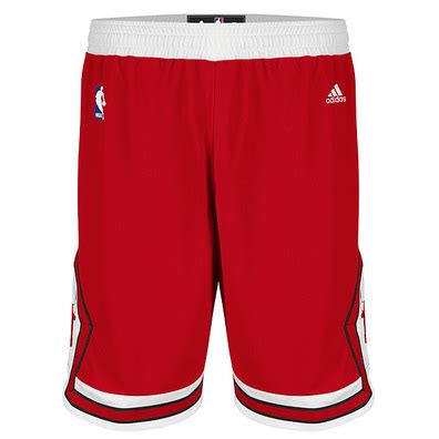 Adidas Short Nba Bulls Rojo Blanco Manelsanchez