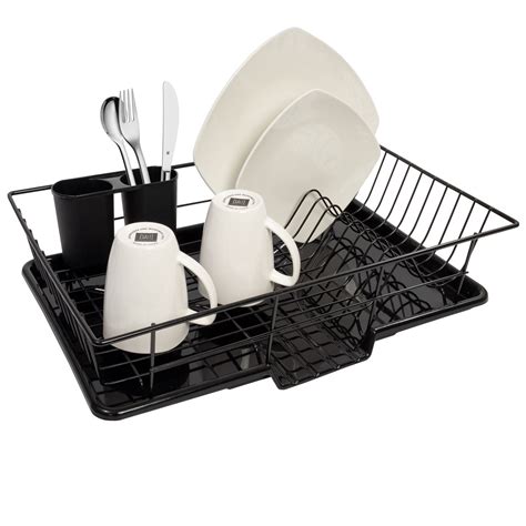 3 Piece Dish Drainer Set Sweet Home Collection