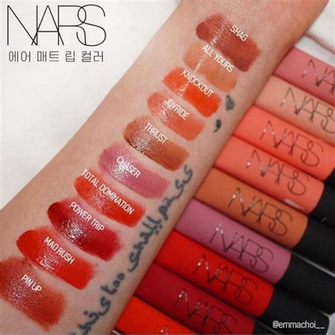 Nars Air Matte Lip Color Collection Foto E Swatches Nuvole Di Bellezza