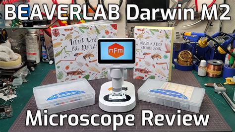 Beaverlab Darwin M A Detachable Ips Digital Microscope Unboxing And