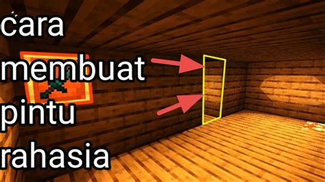 Cara Membuat Pintu Rahasia Di Minecraft Faza Taufiqiy Youtube