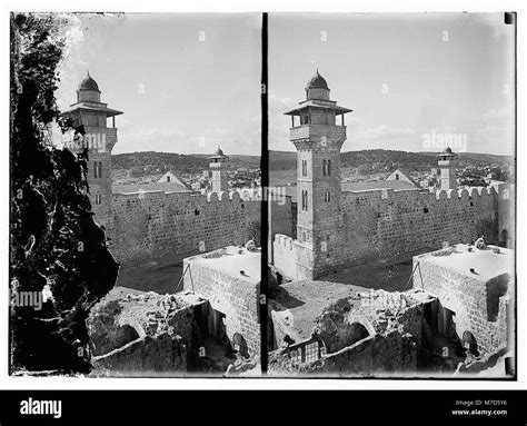 Hebron. Mosque of Machpelah LOC matpc.06214 Stock Photo - Alamy