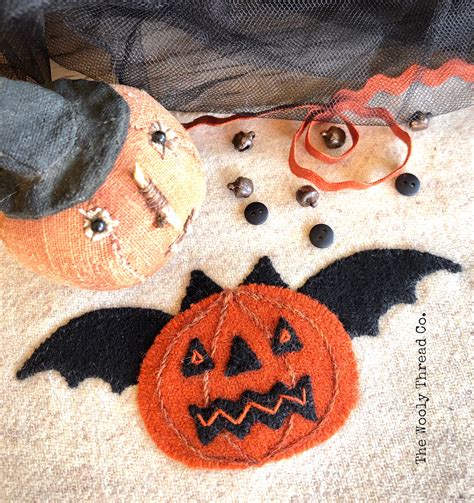 Halloween Felting Projects Wool Thread Halloween Accessories