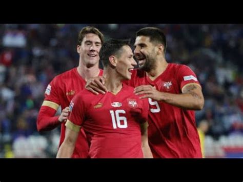 Serbien Vs Sverige 4 1 HIGHLIGHTS Nations League 2022 2023 YouTube