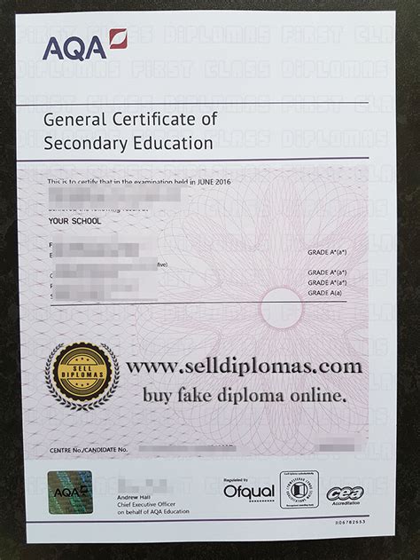 Why Buy Fake Aqa Gcse Certificate Diploma Degree