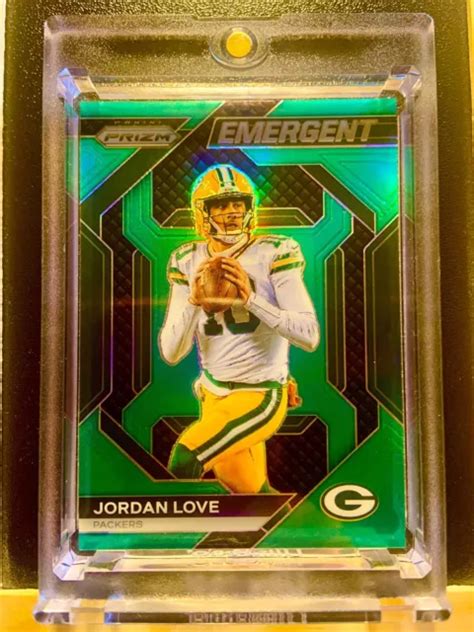 Jordan Love Prizm Refractor Cardraressppackers Investment