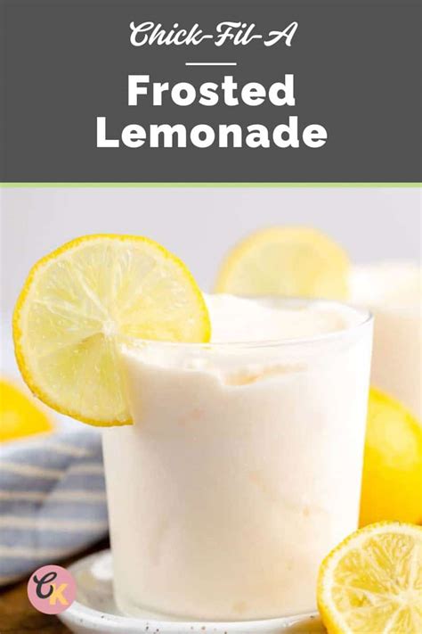 Chick-Fil-A Frosted Lemonade - CopyKat Recipes