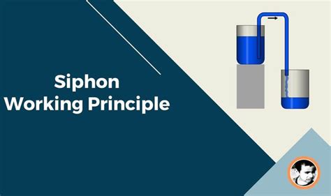 Siphon Definition Working Principle And Applications In Fluid Mechanics