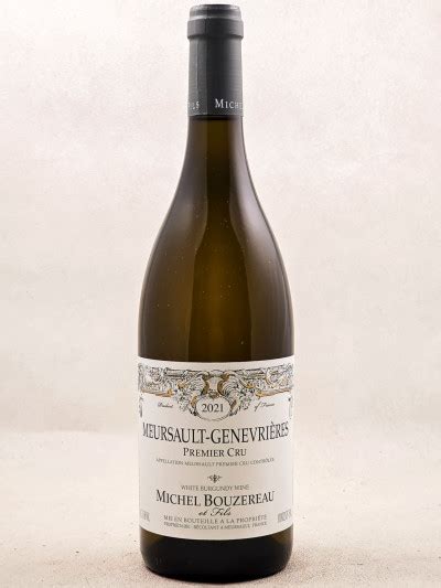 Michel Bouzereau Meursault 1er cru Genevrières 2019 Prestige Cellar