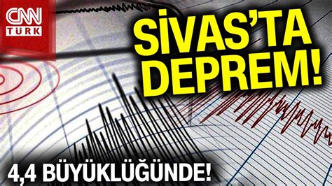 SON DAKİKA Sivas ta 4 4 Büyüklüğünde Korkutan Deprem Merkez Üssü