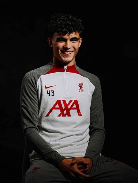 In photos: Stefan Bajcetic signs new Liverpool deal at AXA Training ...