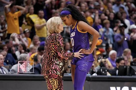 LSU Women's Basketball Coach Speaks on Star Angel Reese’s Absence - Men ...