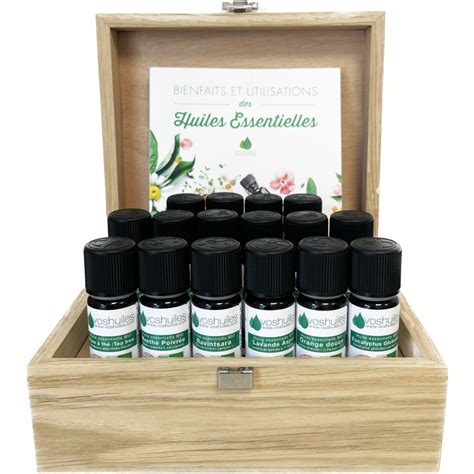 Coffret 20 Huiles Essentielles BIO Voshuiles