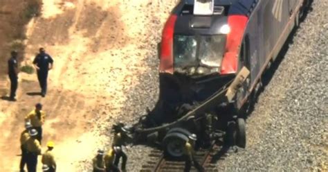 Amtrak train in California partially derails after colliding with truck | Flipboard