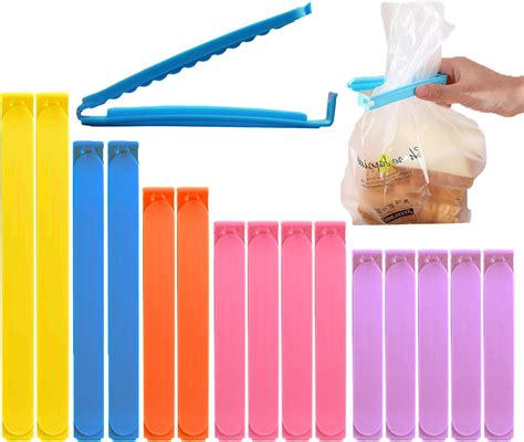 Pack Of 12 Food Clips Plastic Inspire Your Kitchen Organization With Our 9cm Size Food Bag