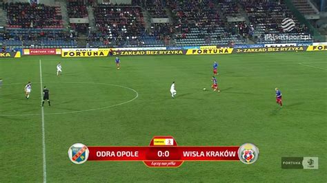 Odra Opole Wisła Kraków Skrót meczu PolsatSport pl