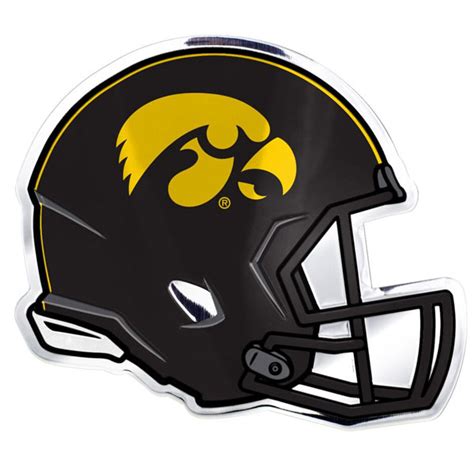 Iowa Hawkeyes Helmet Auto Emblem