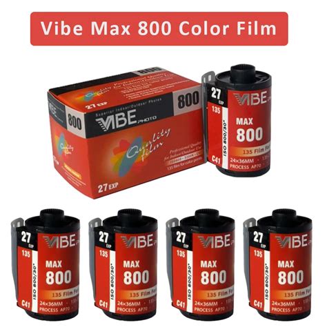 Vibe Max Rollo De Pel Cula De Color Para C Mara Vibe F Rollo De