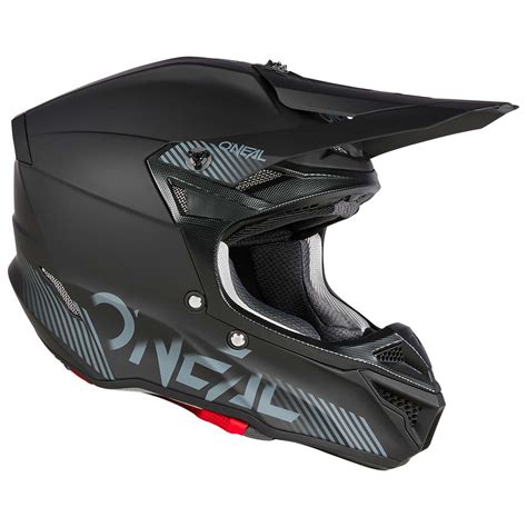 O Neal Series Polyacrylite Solid Motocross Enduro Mtb Helm Schwarz