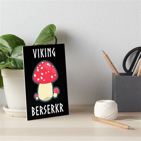 Viking Berserker Mushrooms Norse Viking Pirate Warrior Vekig Pagan