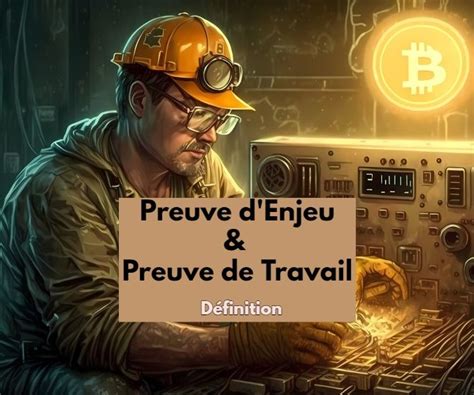 Preuve d enjeu preuve de travail définition Decentralized Finance News