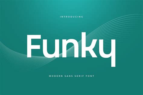 Funky Modern Sans Serif Font Design Cuts