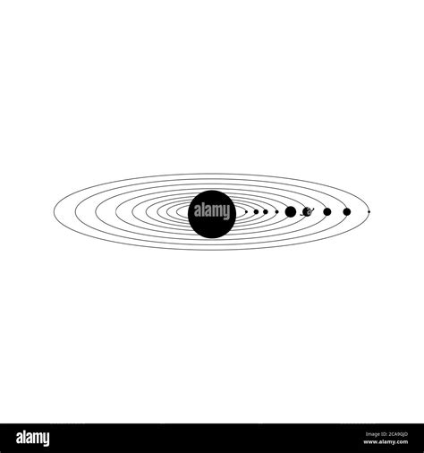 Disegno Del Sistema Solare Solare Foto E Immagini Stock In Bianco E