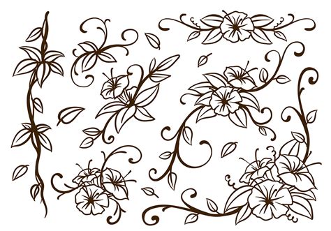 Flower Swirl Vector Art, Icons, and Graphics for Free Download