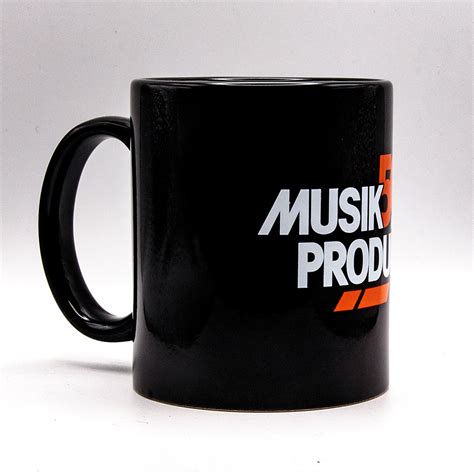 Musik Produktiv Mug Black 50th Anniversary Kaffeetasse