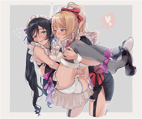 Toujou Nozomi And Ayase Eli Love Live And 1 More Drawn By Zawawa