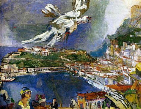 1925 Oskar Kokoschka Monte Carlo Art Dégénéré Peintre