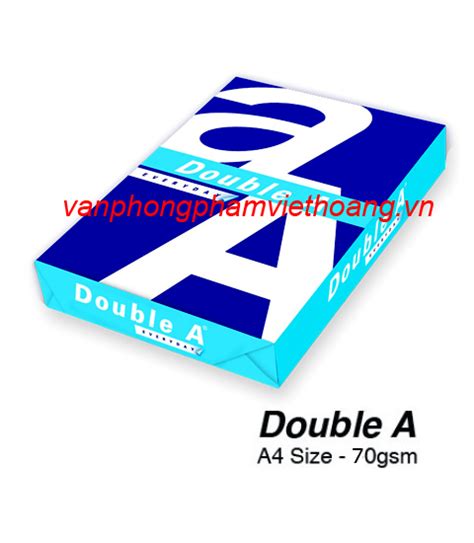 Giấy Double A A4 70gsm