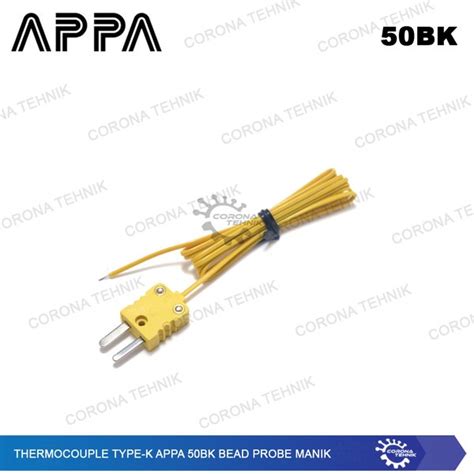 Jual Thermocouple Type K APPA 50BK Bead Probe Di Lapak Corona Tehnik