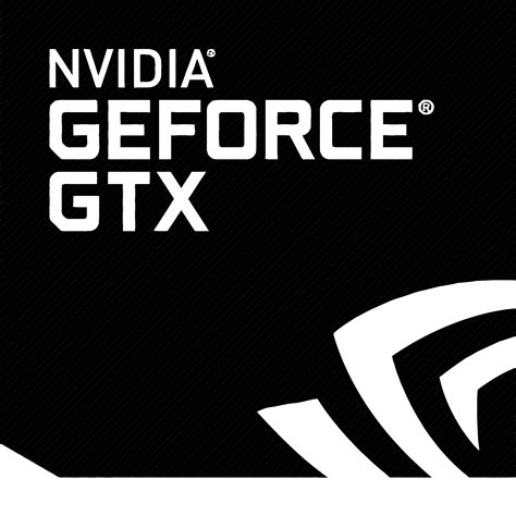 Download Geforce Experience Logo Black And White Nvidia Logo Black