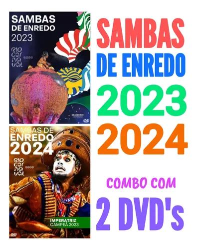 Dvd Sambas De Enredo Rio Carnaval E Kit Dvd S