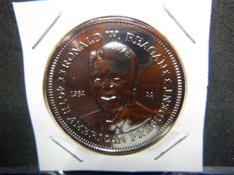 RONALD W REAGAN 40TH AMERICAN PRESIDENT 1984 AA DOUBLE EAGLE MEDAL