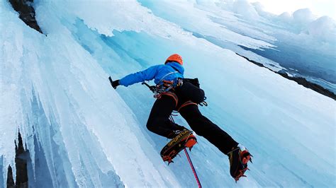 Trip Mountaineer Adventure Ice Climbing Winter Sport Climb Frozen