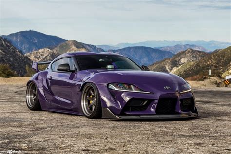 Toyota Supra Widebody On Our Avant Garde Wheels SR2 Finished In Brushed