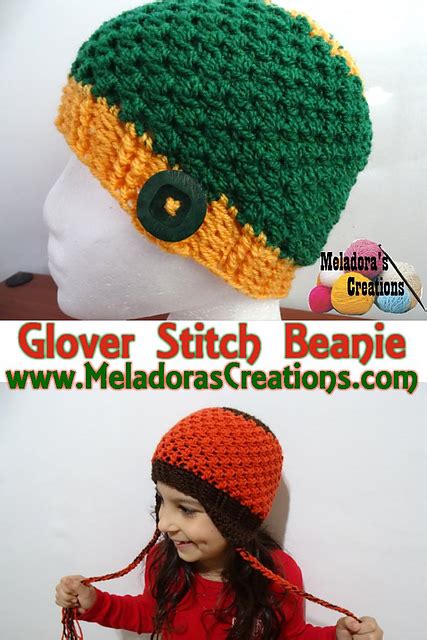 Ravelry Glover Stitch Beanie Pattern By Meladoras Creations