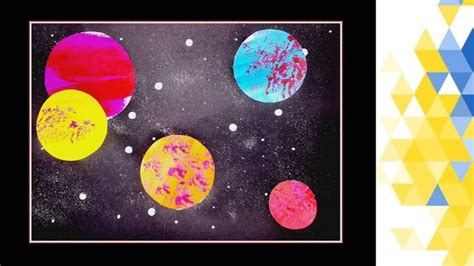 КОСМОС 🚀 ПЛАНЕТИ 🌕🌖Нетрадиційне малювання
