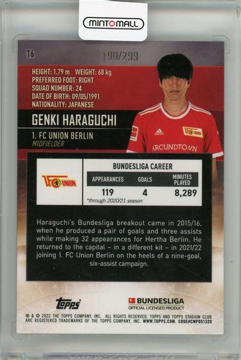 ミントモール MINT 吉祥寺店 2021 22 TOPPS Chrome Bundesliga FC Union Berlin