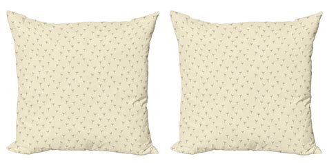 Ambesonne Floral Throw Pillow Cover 2 Pack Pollination In Springtime