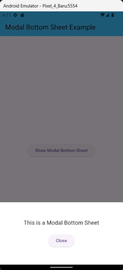 Menampilkan Modal Bottom Sheet Di Flutter Baraja Coding