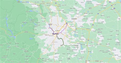 Sheffield Tram Scribble Maps