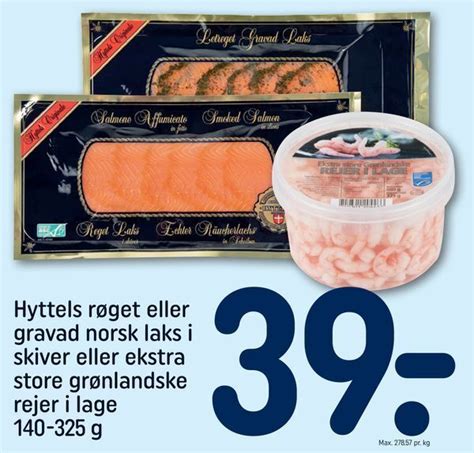 Hyttels R Get Eller Gravad Norsk Laks I Skiver Eller Ekstra Store